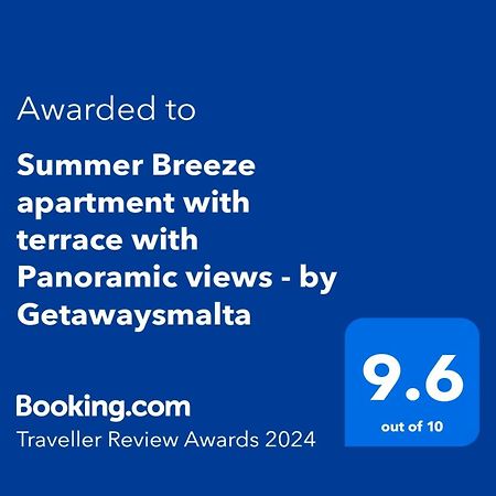 Summer Breeze Apartment With Terrace With Panoramic Views - By Getawaysmalta Mellieħa Exterior foto