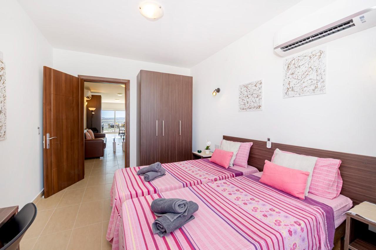 Summer Breeze Apartment With Terrace With Panoramic Views - By Getawaysmalta Mellieħa Exterior foto